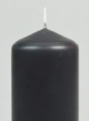 Deko-Kerze 12cm - Anthrazit
