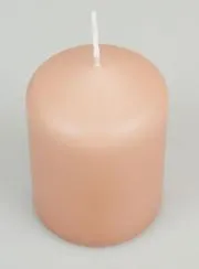 Deko-Kerze 8cm - Altrosa