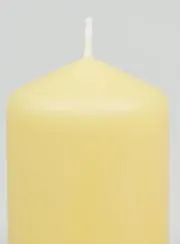 Stumpenkerze 8cm - Beige