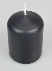 Deko Kerze 8cm - Anthrazit