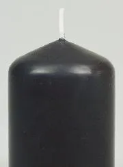 Deko Kerze 8cm - Anthrazit