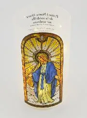 LED-Windlicht - Wundertätige Madonna und Gebet
