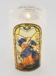 LED-Windlicht - Maria Knotenlöserin und Gebet