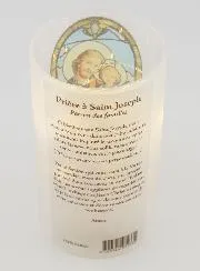 LED-Windlicht  und Gebet - Sankt Joseph