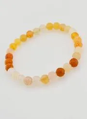 Edelstein Armband aus Mehrfarbigem Jade Naturstein - 6mm