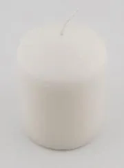 Deko-Kerze 8cm - Milch Weiß