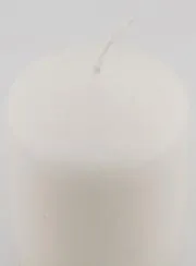 Deko-Kerze 8cm - Milch Weiß
