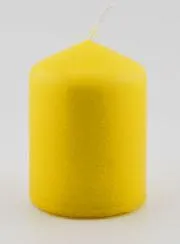 Deko-Kerze 8cm - Gelb
