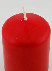 Deko-Kerze 8cm - Rot