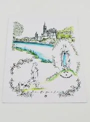Karte des Heiligtums von Lourdes