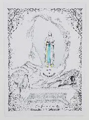 Karte Mutter Gottes von Lourdes