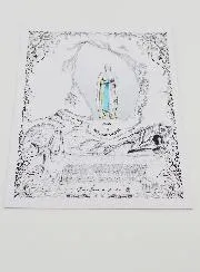 Karte Mutter Gottes von Lourdes
