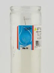 Kerze aus Glas - 20cm