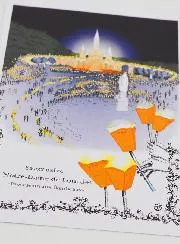 Karte Fackelprozession - Lourdes