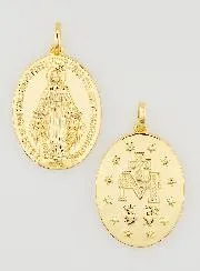 Wunderbare Medaille 18k Vergoldet - 24mm