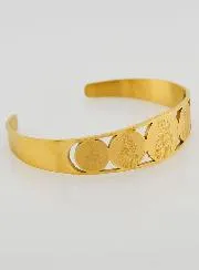 Armband Armreifen Goldfarben Muttergottes vom Berg Karmel