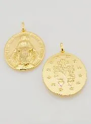 Wundertätige Medaille 18k Vergoldet – 30mm