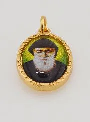 Medaille mit gedrehtem Rand 25mm – Heiliger Charbel