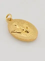 Medaille mit gedrehtem Rand 25mm – Heiliger Charbel