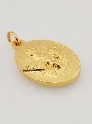 Medaille mit Gedrehtem Rand 25 mm – Erzengel Gabriel