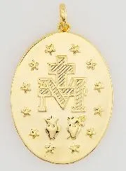 Wundertätige Medaille 18k Vergoldet – 20 mm