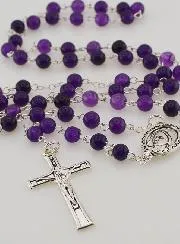 Edelstein Rosenkranz – Amethyst