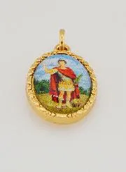 Medaille mit Gedrehtem Rand 25 mm – Heiliger Expeditus