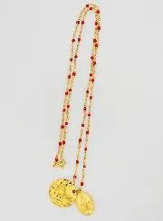 Wundertätige Medaille an Kette mit Perlen