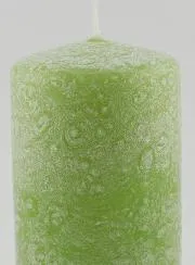 Dekokerze mit Ice-Effekt – Grün
