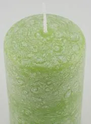 Dekokerze mit Ice-Effekt – Grün