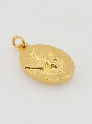 Medaille mit Gedrehtem Rand, 25 mm – Prager Jesuskind