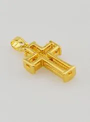 Anhänger Weißes Kreuz – 17mm