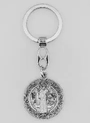 Schlüsselanhänger mit Benediktus-Medaille
