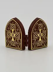 Mini Diptychon Ikone – Wunderbare Madonna und Heiliger Michael