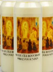 Set 6 Novenenkerzen zur Madonna von Île Bouchard
