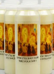 Set 20 Novenenkerzen zur Madonna von Île Bouchard