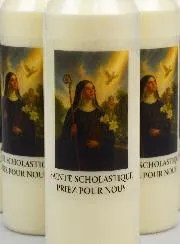 Set 10 Novenenkerzen zur Heiligen Scholastika