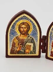 Kleine Diptychon Ikone – Jesus Christus und Maria