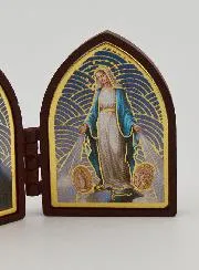 Diptychon Mini Ikone – Jesus und Wundertätige Madonna