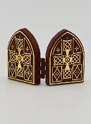 Diptychon Mini Ikone – Jesus und Wundertätige Madonna