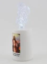 LED-Kirchenkerze Heiliges Herz Jesu – 60 Tage