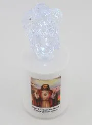 LED-Kirchenkerze Heiliges Herz Jesu – 60 Tage