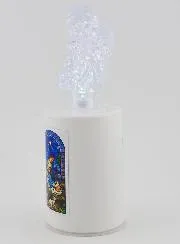 LED-Kirchenkerze Weihnachtskrippe – 60 Tage