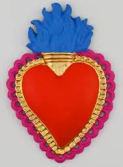 Bunte Ex-Voto Wanddekoration – 11cm