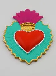 Bunte Ex-Voto Wanddekoration – 13 cm