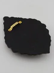 Ex Voto Wanddekoration Schwarz und Bronze – 15cm