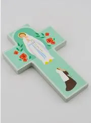 Holzkreuz – Mutter Gottes von Lourdes