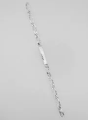 Tauf Armband Silber Rhodiniert – 18cm