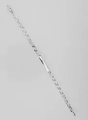 Taufarmband aus Rhodiniertem Silber – 18cm