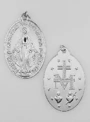 Wunderbare Medaille Silberfarben – 22mm